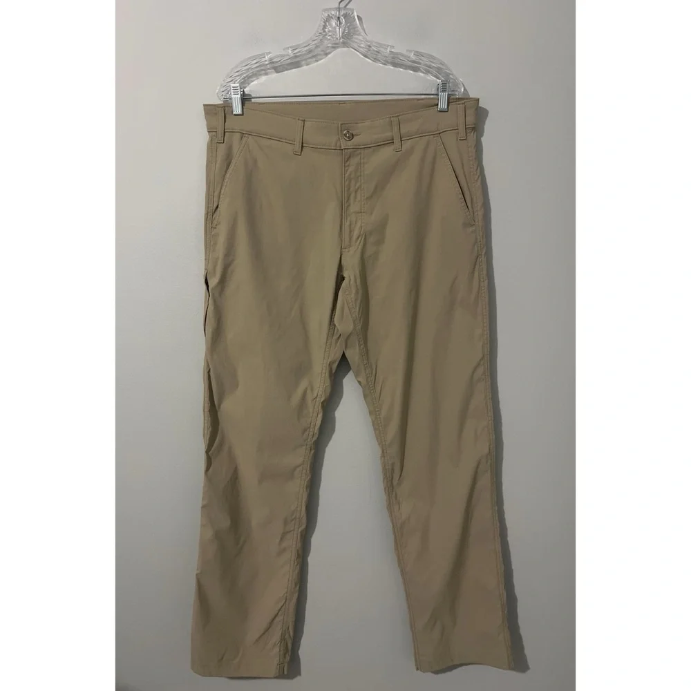 Eddie Bauer Pants Men’s 36x33 Travex Horizon Chino Performance Hiking Outdoors - Picture 3 of 17